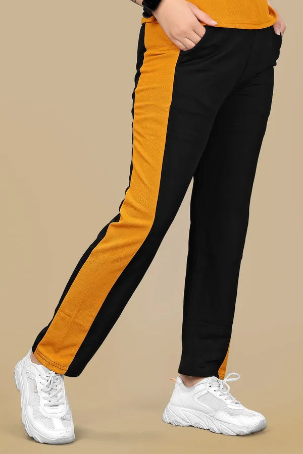 New Generation Stylish Yellow Strips Printed Tracksuit